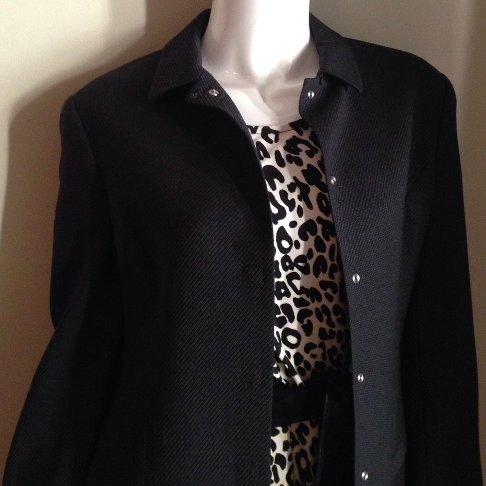 Giorgio Armani Black Coat - Picture 2 of 4